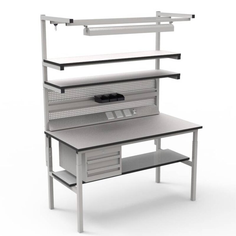 Adjustable Height Clean Room Workstation | ESD-Safe