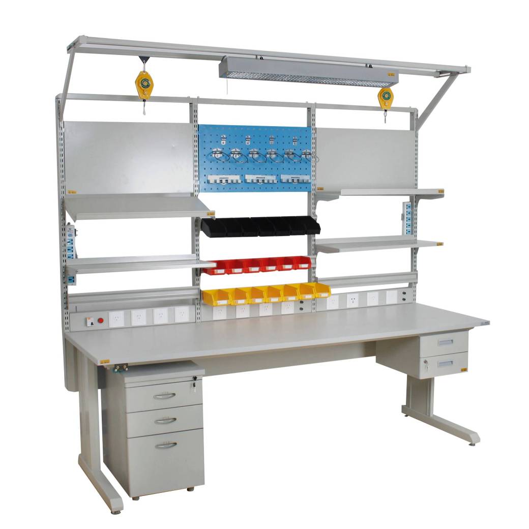 Electronic repair shop ESD safe workstation