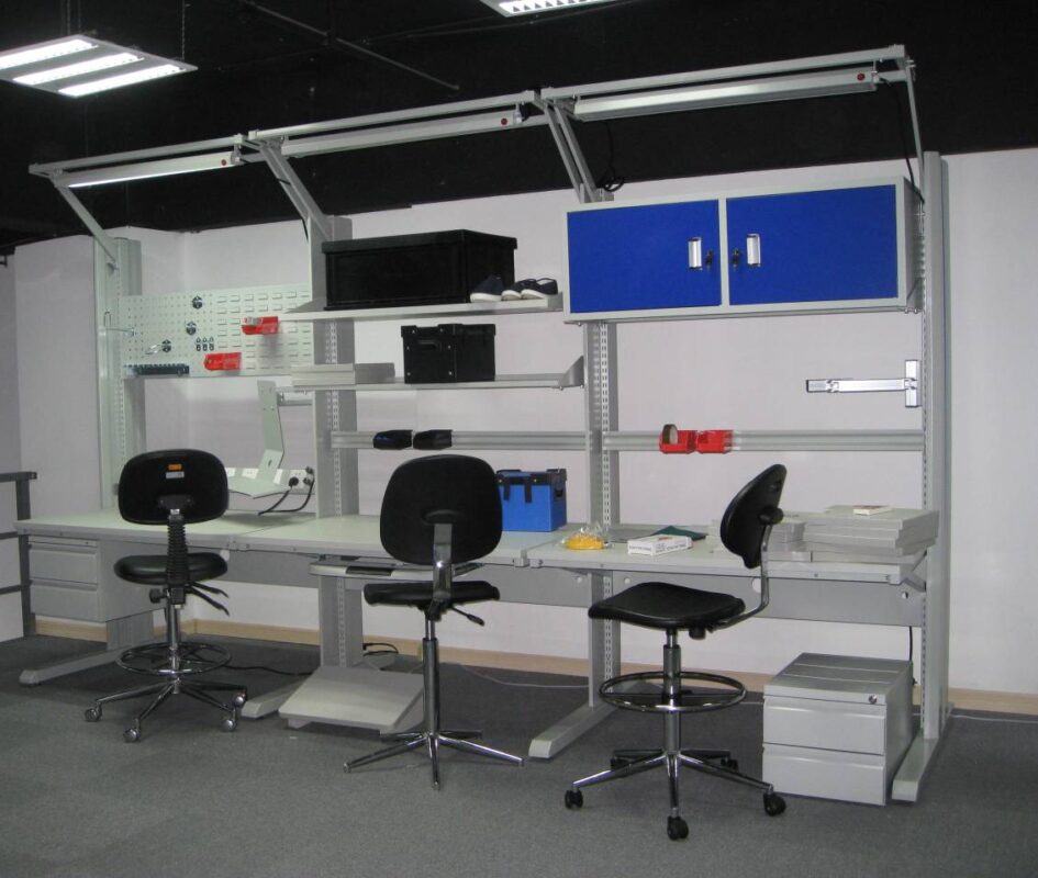 ESD Workstation Tables | Static-Safe Lab Solutions