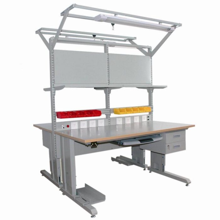 Double Sided Workbench | ESD-Safe Team Workstation
